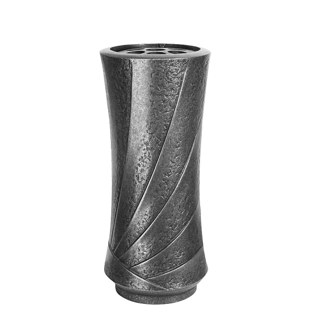 Vase mit Fächermotiv