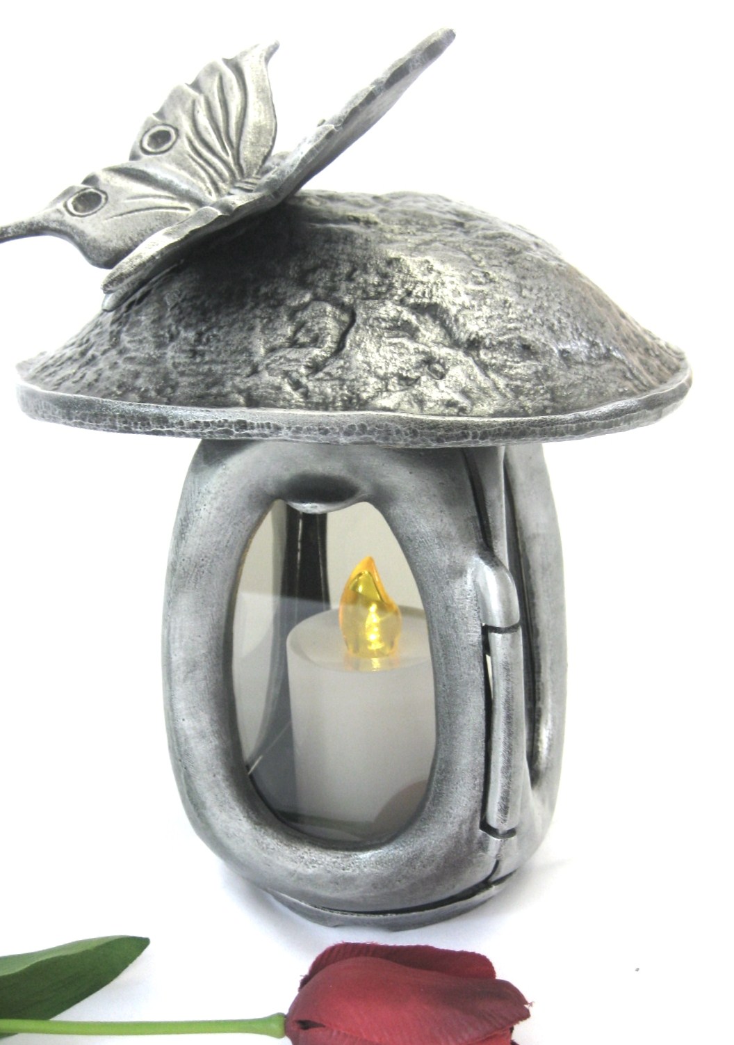 Kindergrablaterne "Schmetterling" Aluminium
