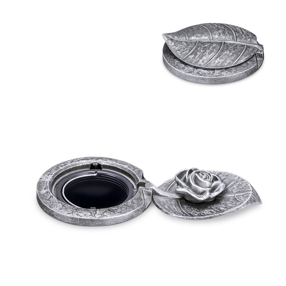 Vasenring, "Rose", im Deckel