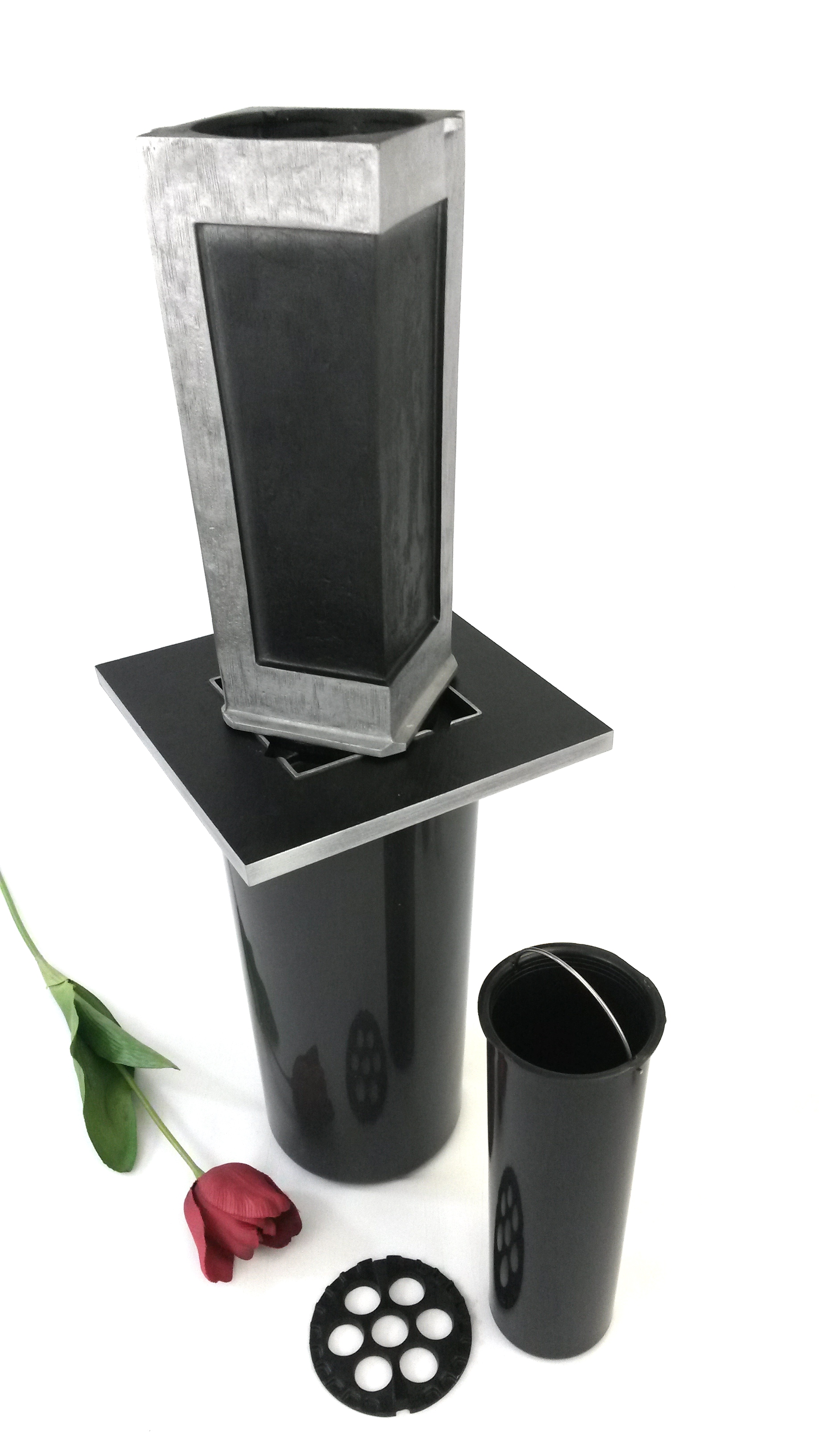 Senkvase in edler Farbkombination