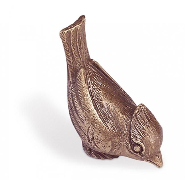 Bronzevogel pickend