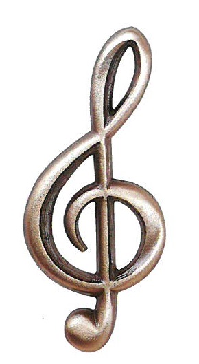 Notenschlüssel 17,5 cm h