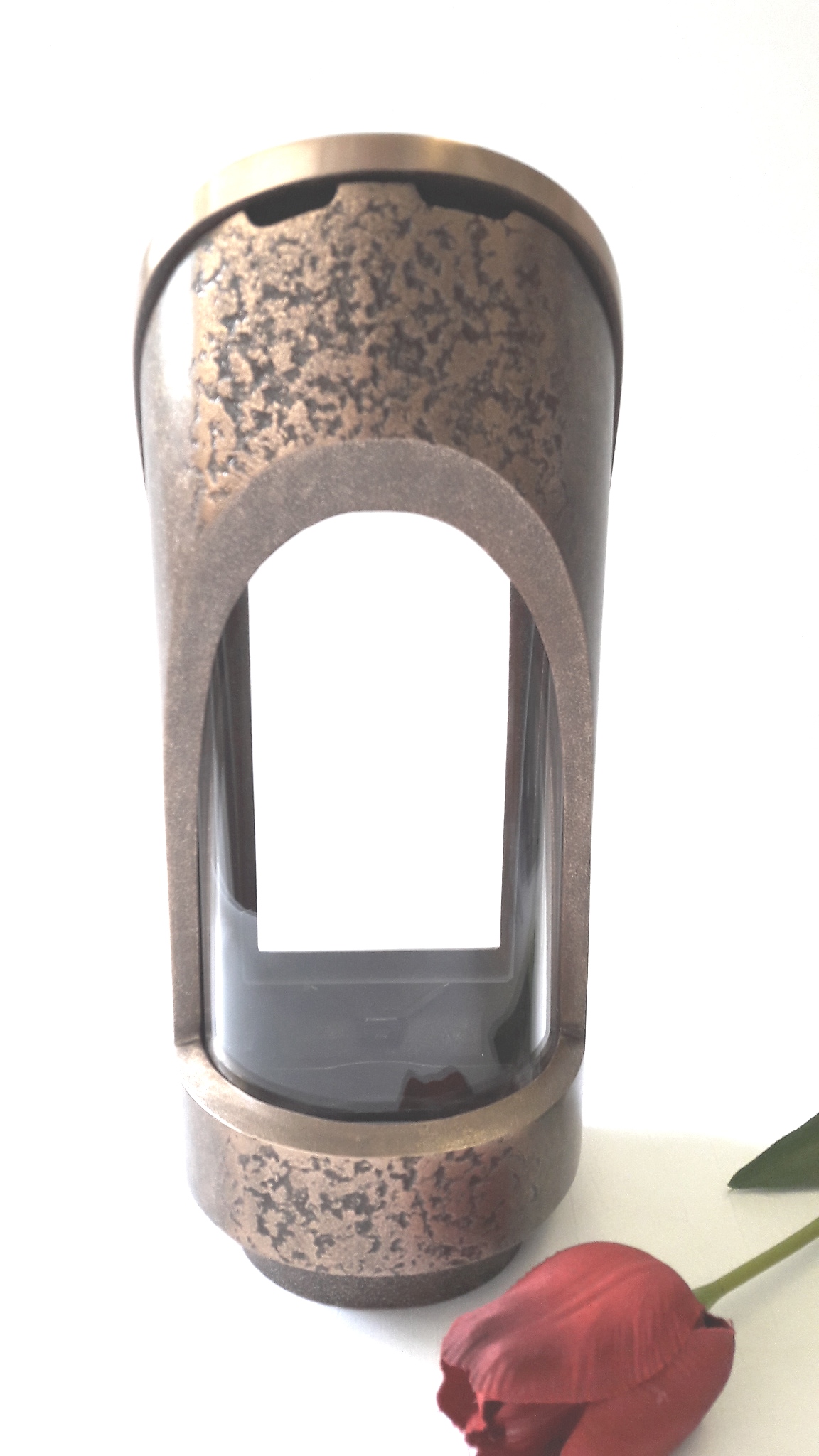 Grableuchte, Grablampe Bronze