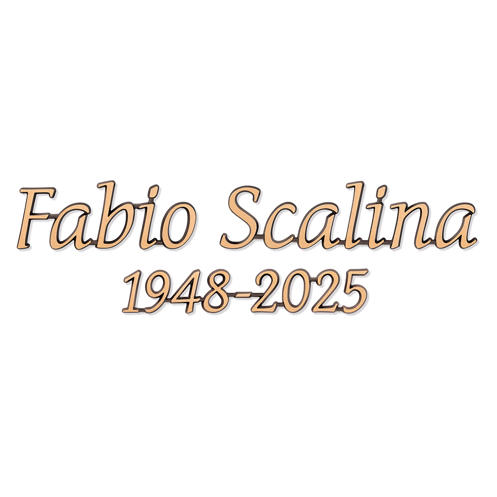 Schriftzug "Scalina"