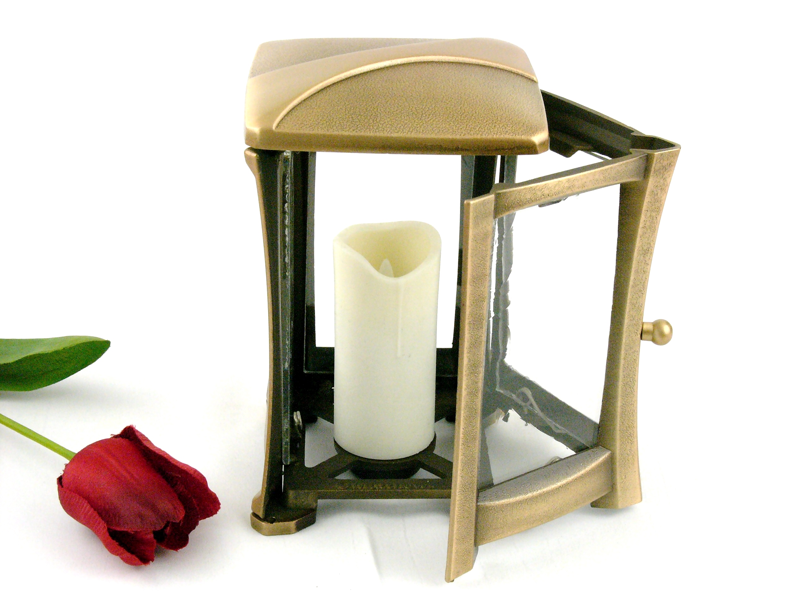 Stilvolle Grablaterne, Grabschmuck, Grablampe