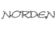 Schriftzug "Norden" Aluminium