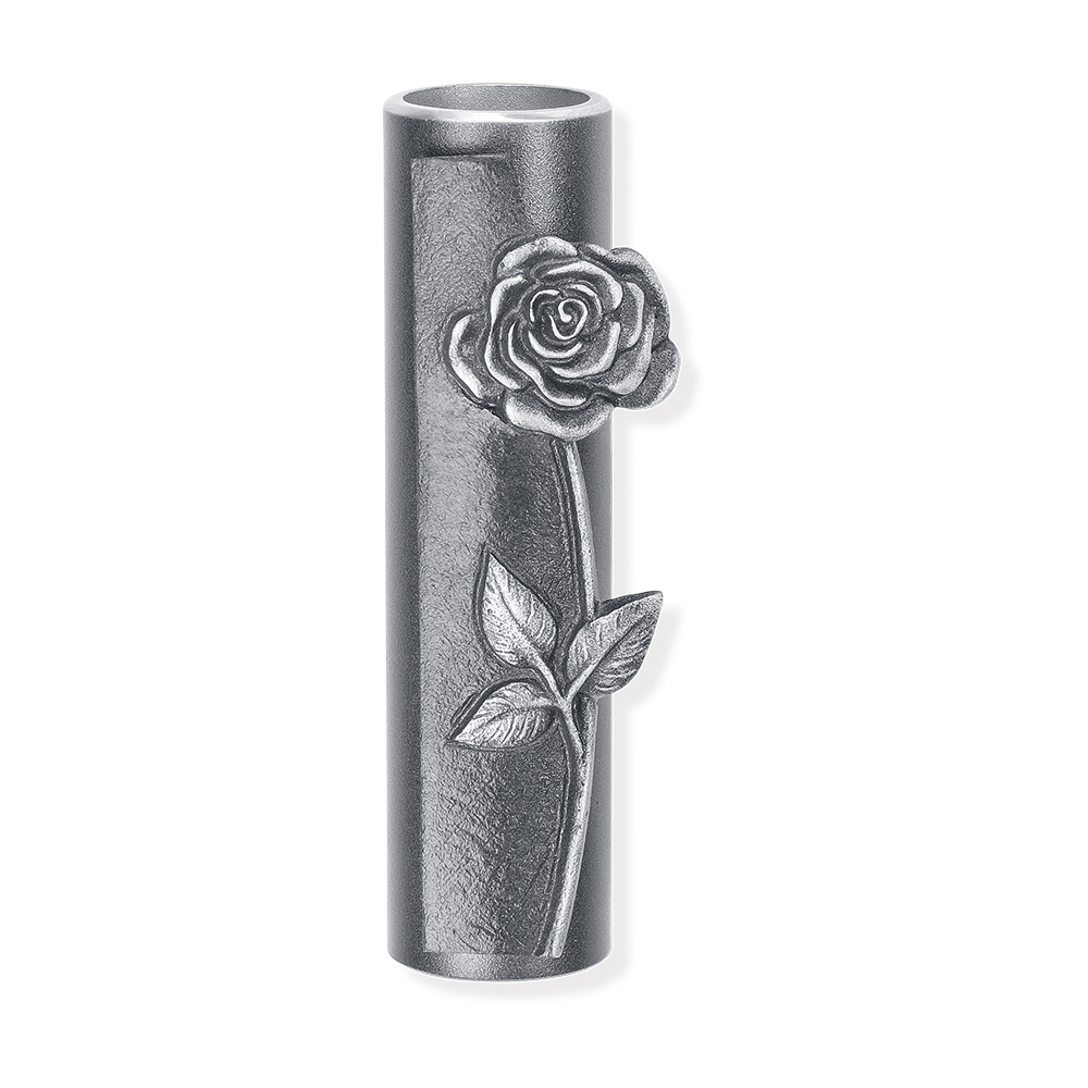 Wandvase mit Rose