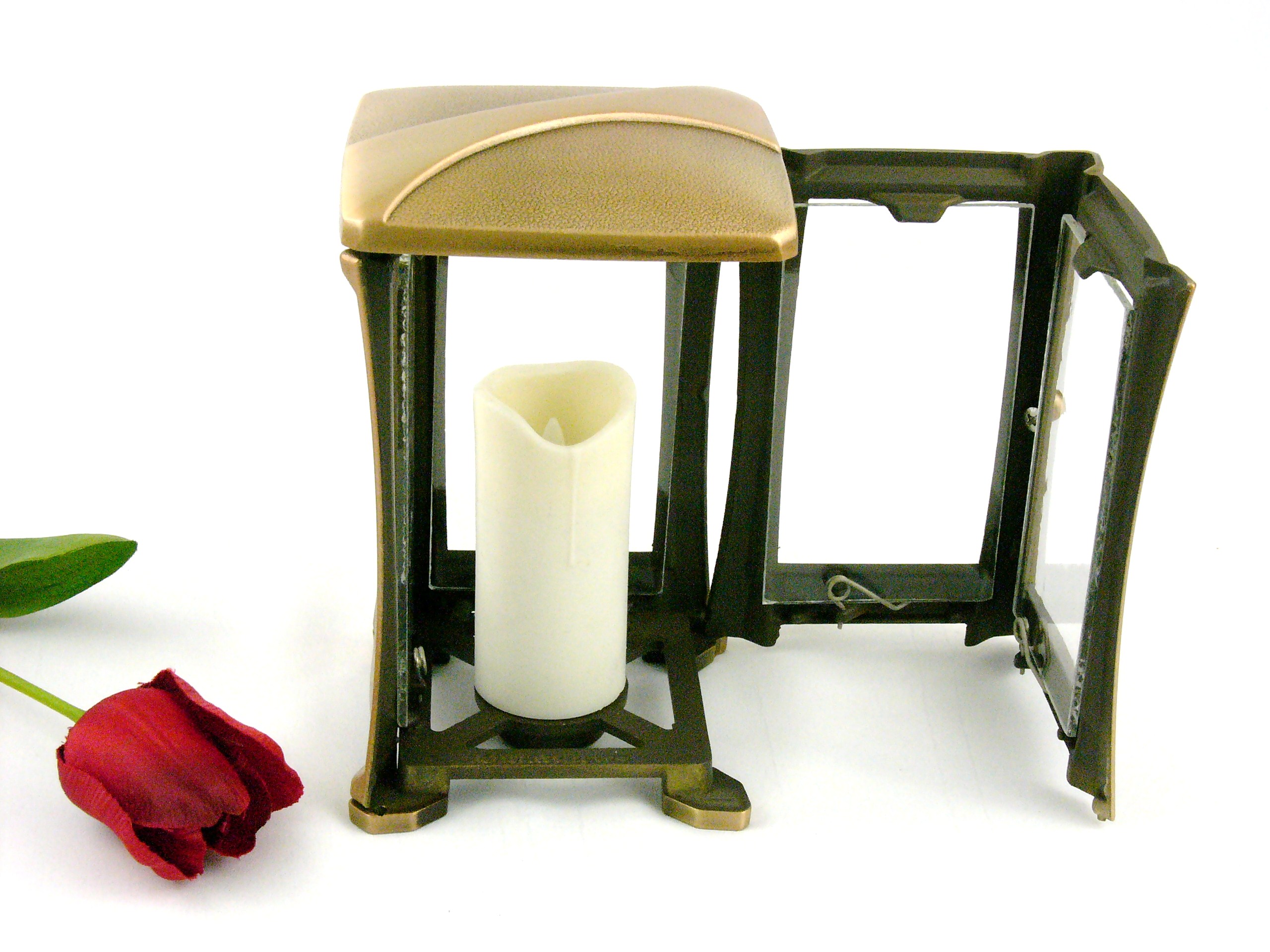 Stilvolle Grablaterne, Grabschmuck, Grablampe