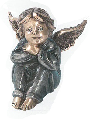 Engel, Bronze, Engelchen, Kinderengel, Kindergrab