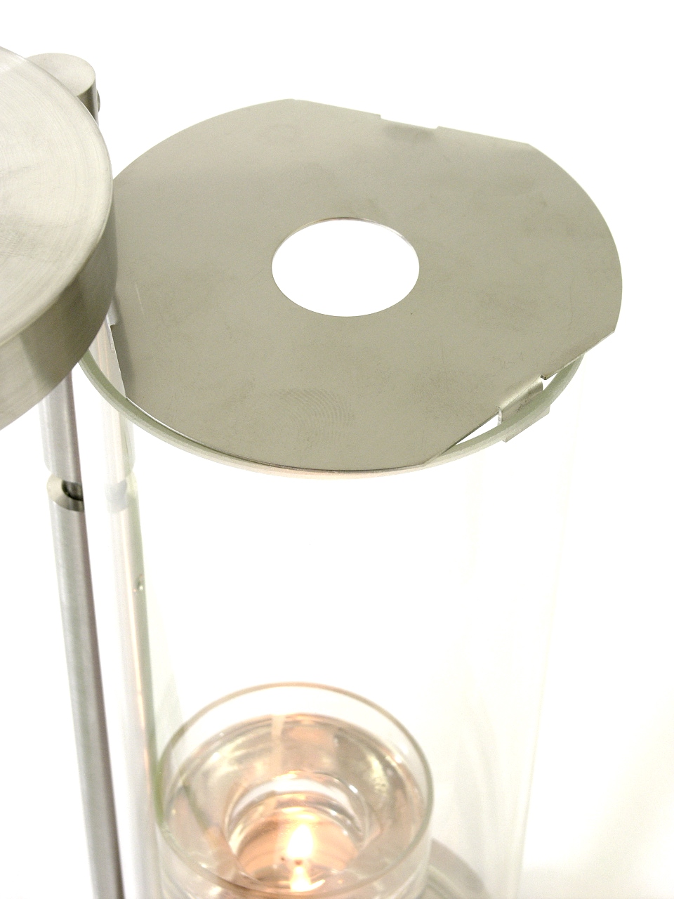 Laterne aus Edelstahl, Grablampe, Leuchte, Grabschmuck