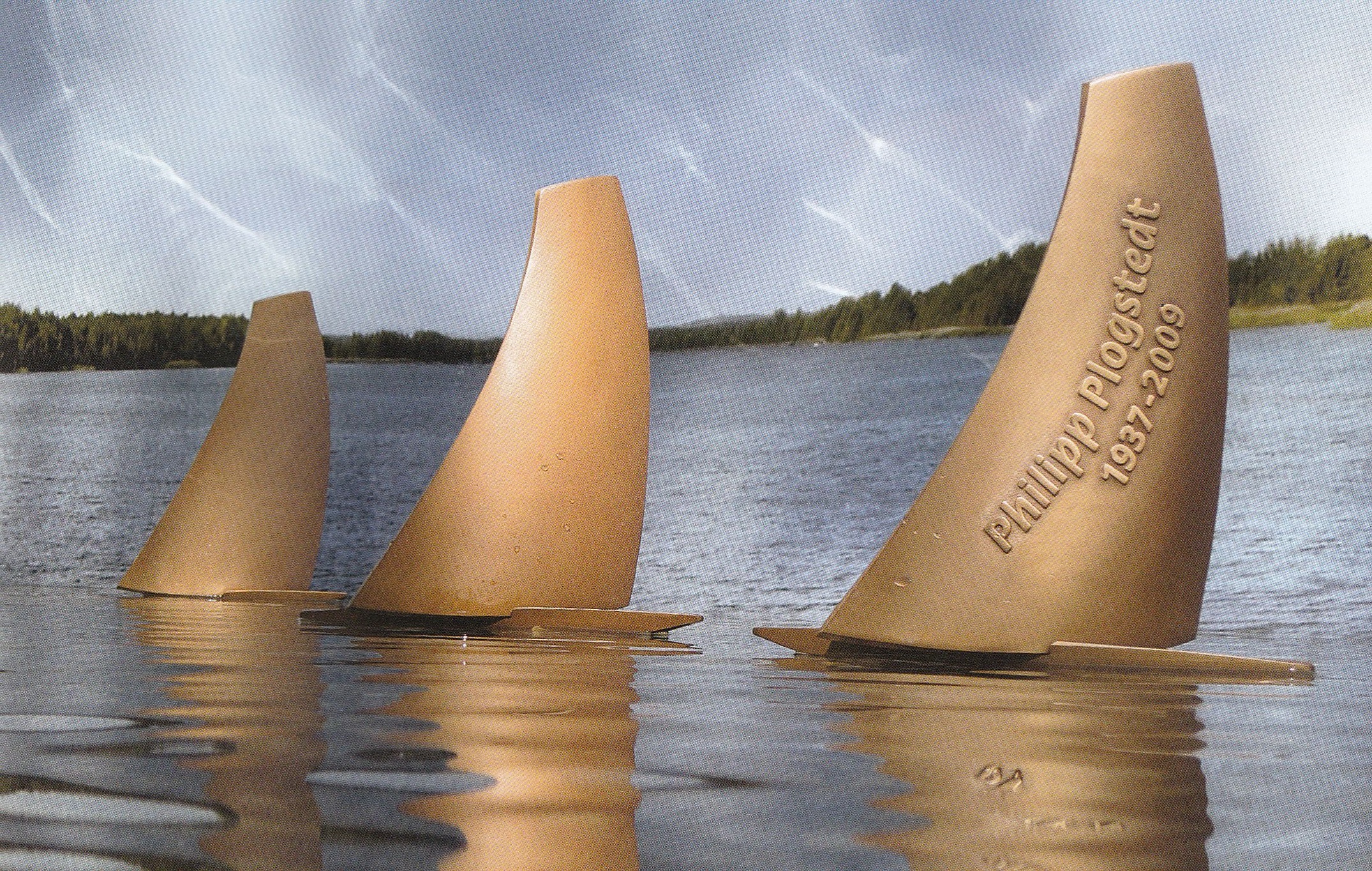 Schiff von Strassacker aus Bronze