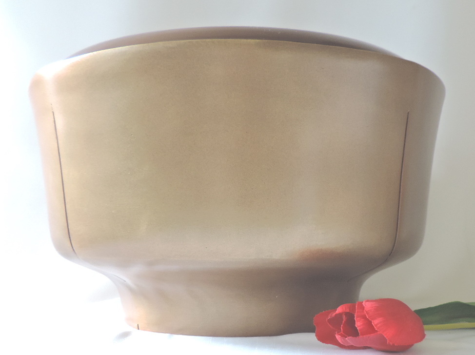 Grabschale, Pflanzschale, 2 Größen,, Bronze oder Aluminium