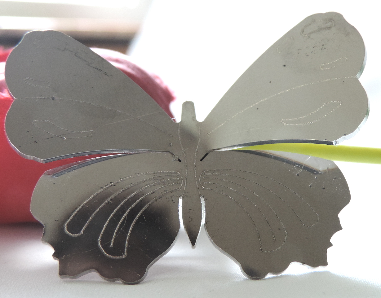 Schmetterling, Edelstahl, Grabschmuck. 4 Größen