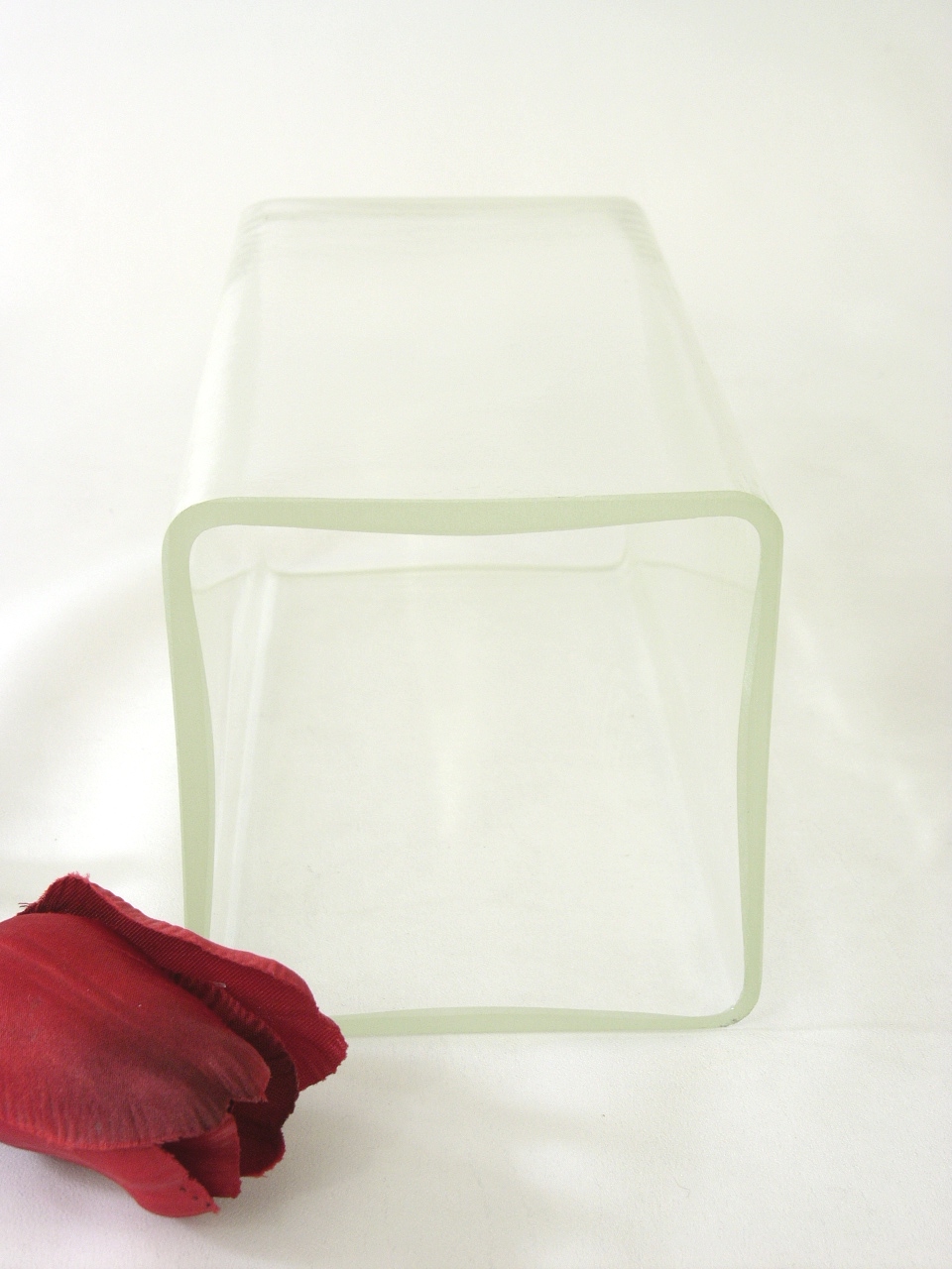 Glasquader als Lampeneinsatz 15 cm h, 8,5 x 8,5 cm