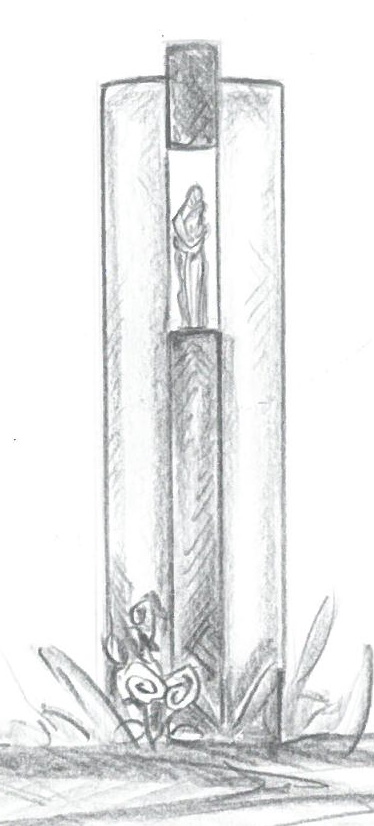 Skulptur "Umarmung", Figuren, 2 Größen