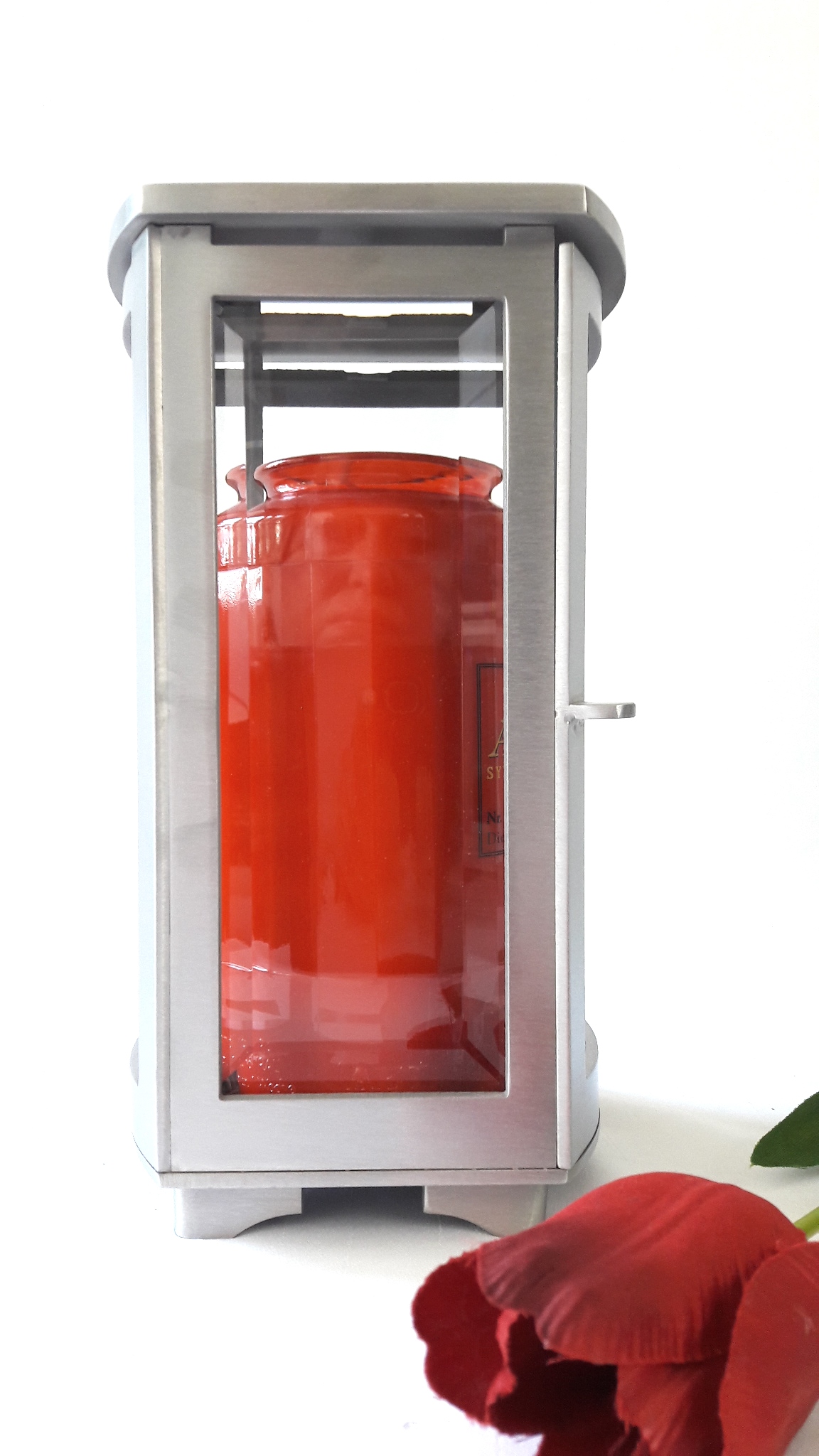 Edelstahl- Leuchte,Grablaterne, Grablicht Inox, 3 Größen
