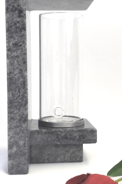 Becherglas mit Luftöffnung, 19 x 8 cm Ø