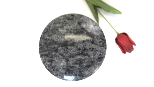 Grablaterne, Granit, 20 cm, Material nach Wahl