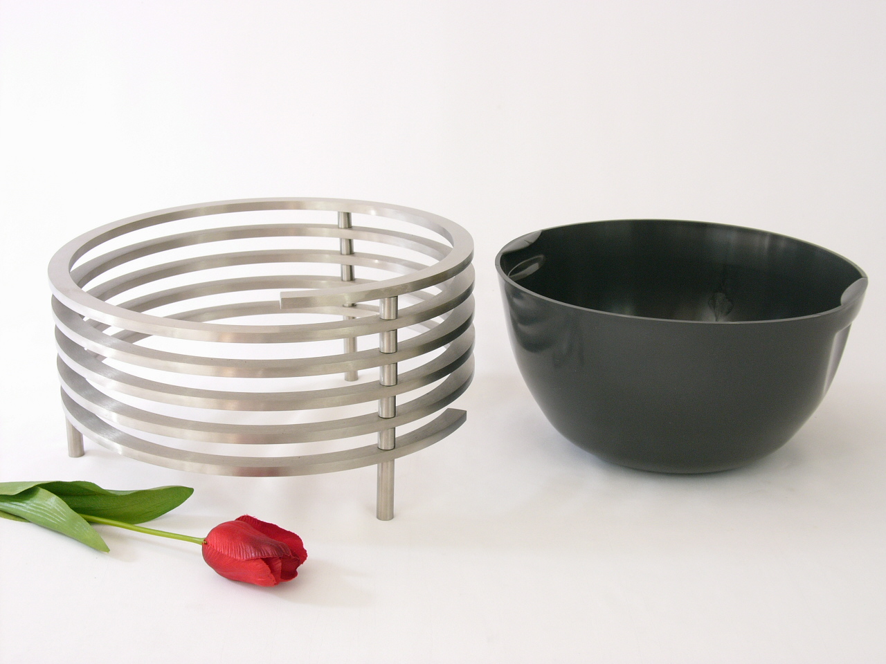 Pflanzschale, Grabschale, Blumenschale, Edelstahl