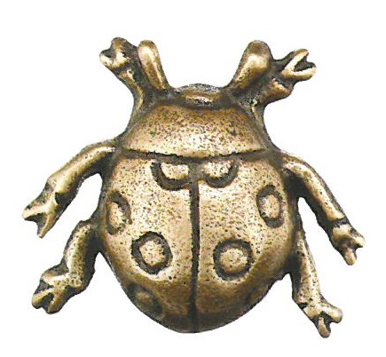 Grabschmuck, Marienkäfer 4 x 3 cm