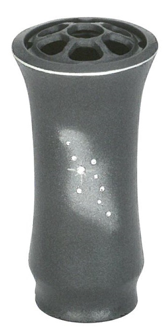 Blumenvase, Grabvase, mit farbigem Ornament, Vase für Grab, 2 Größen