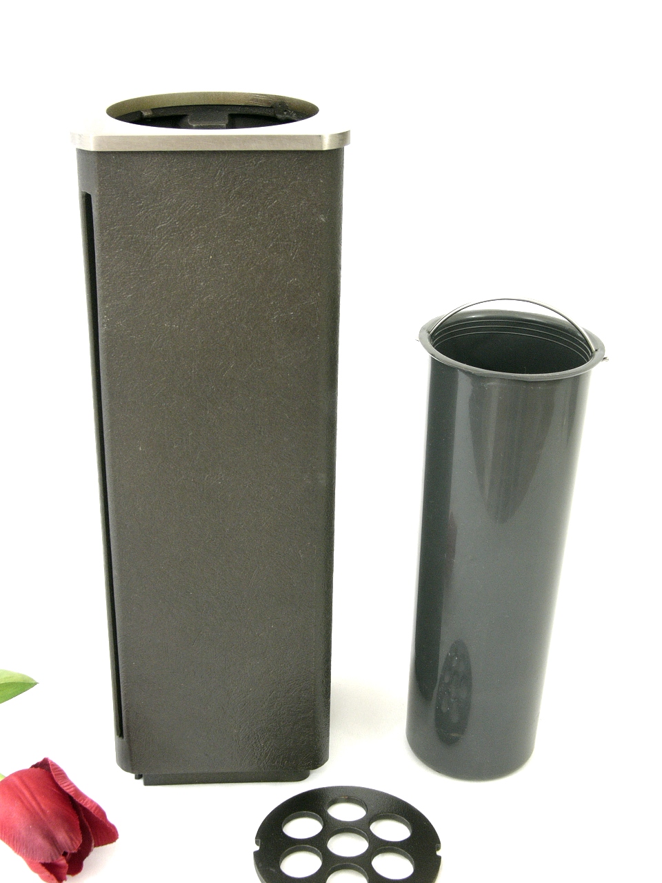 Vase Bronze/ Edelstahl