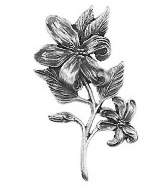 Grabschmuck, kleine Orchidee, Deko