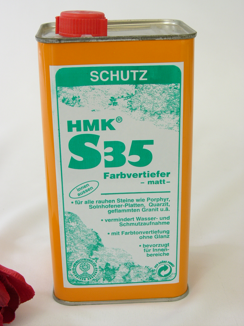 Farbvertiefer für rauhen Stein