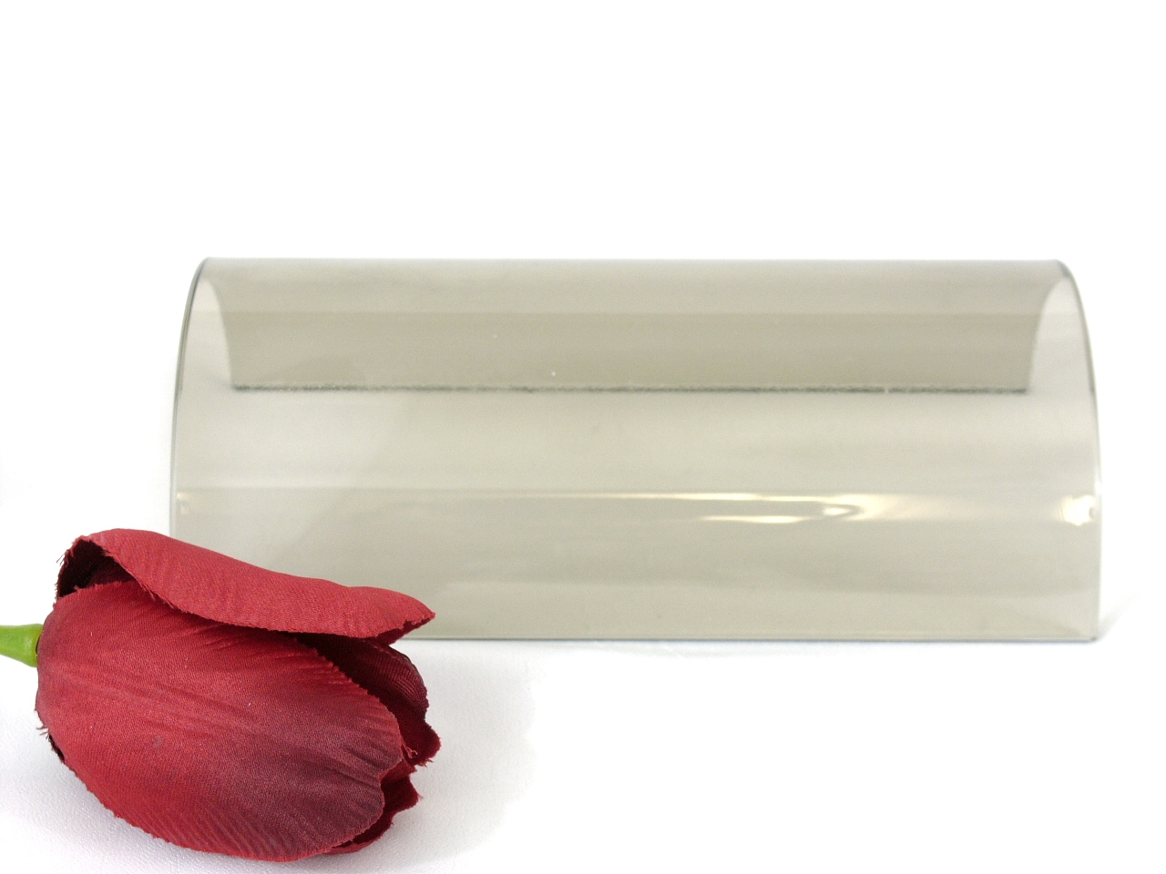 Ersatzglas, halbrund, 18,5 cm H, 9,4 cm Ø