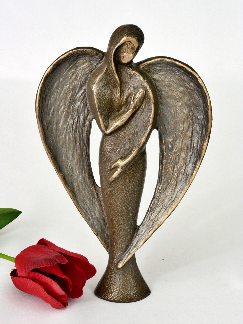 Herzengel, Engel, Grabschmuck, Engelfigur, 2 Größen