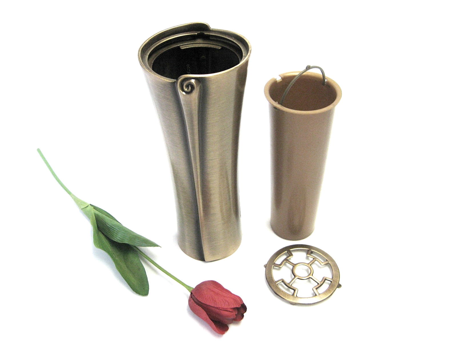 Vase Messing oder Aluminium
