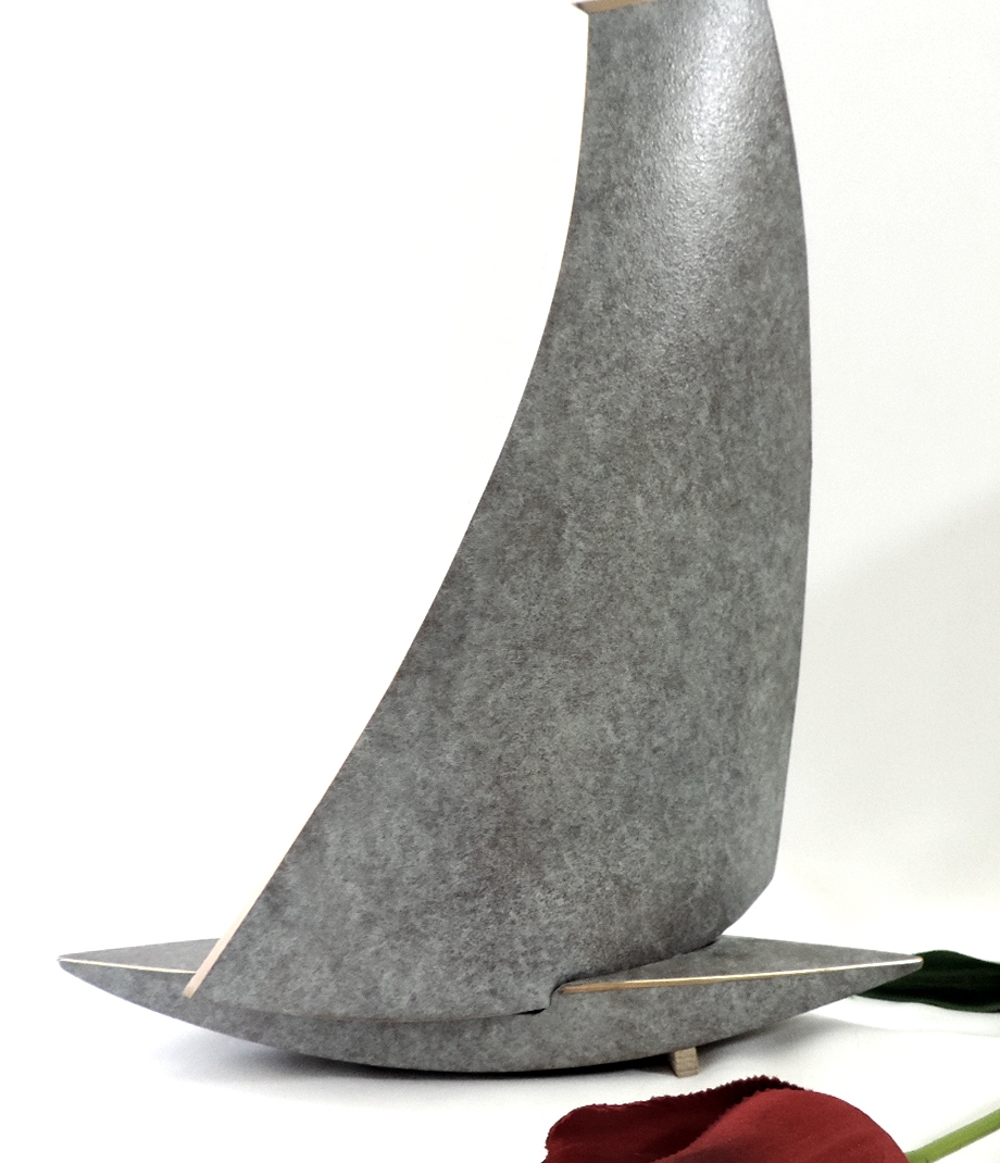Segelschiff, Bronze, 2 Größen, beschriftbar