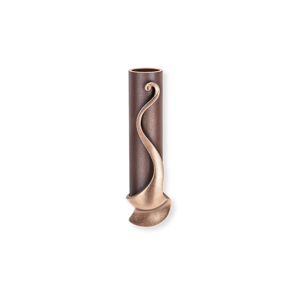 Elegante Wandvase, auch zum Kleben, Urnenwandvase, Kolumbarium