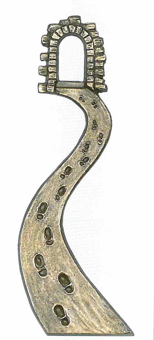 Tor mit Weg, Übergang, Symbolik, Schwelle, Übertritt, Himmelspforte