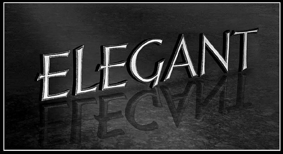 Aluminiumgrabschrift, "Elegant", Grab, Steinbeschriftung