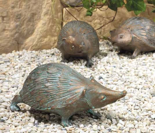 Igel aus Bronze