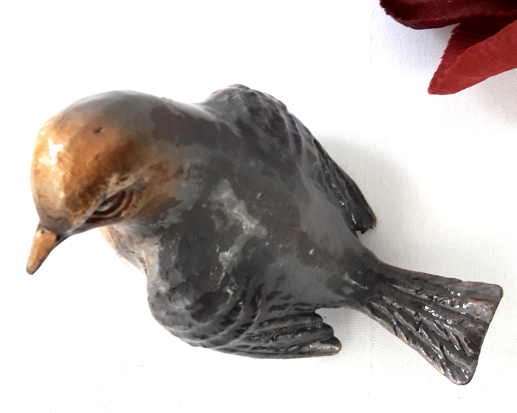 Vogel, Grabschmuck, Bronze, Grabmalgestaltung