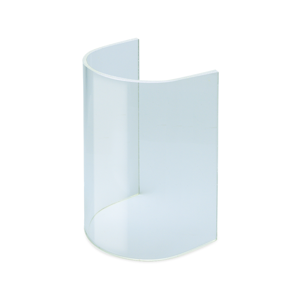 Gebogenes Glas für Strassackerleuchte 15 cm h