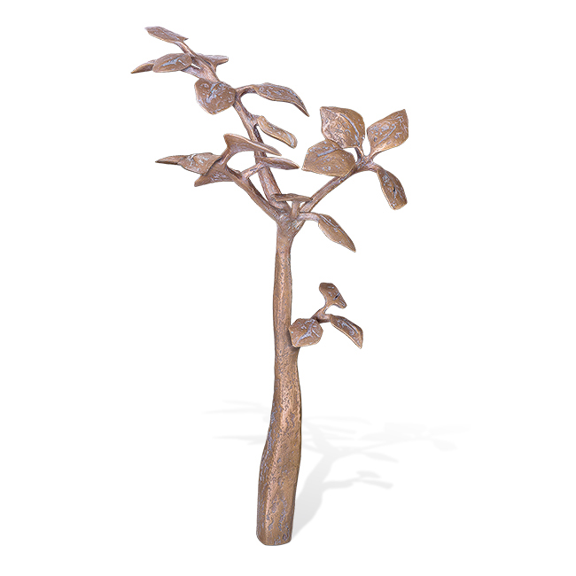 Bronzeskulptur, Baum, Grabschmuck, Lebensbaum