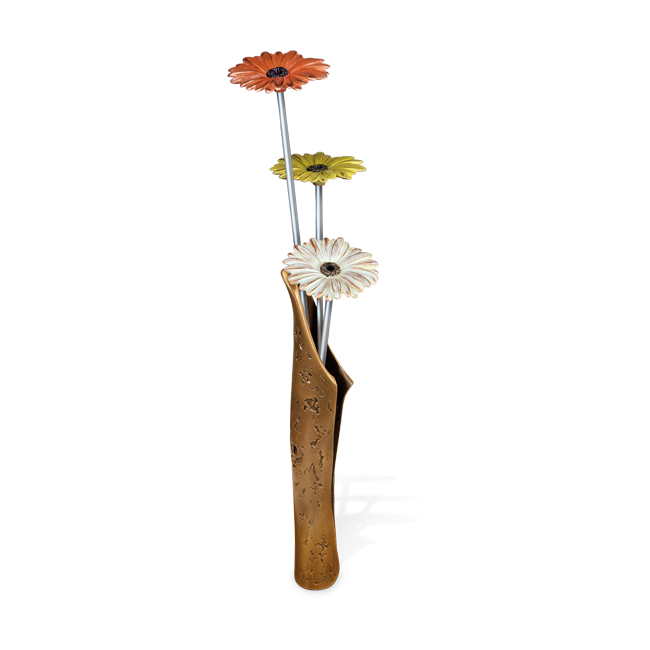 Ungewöhnliche Wandvase "Gerbera"