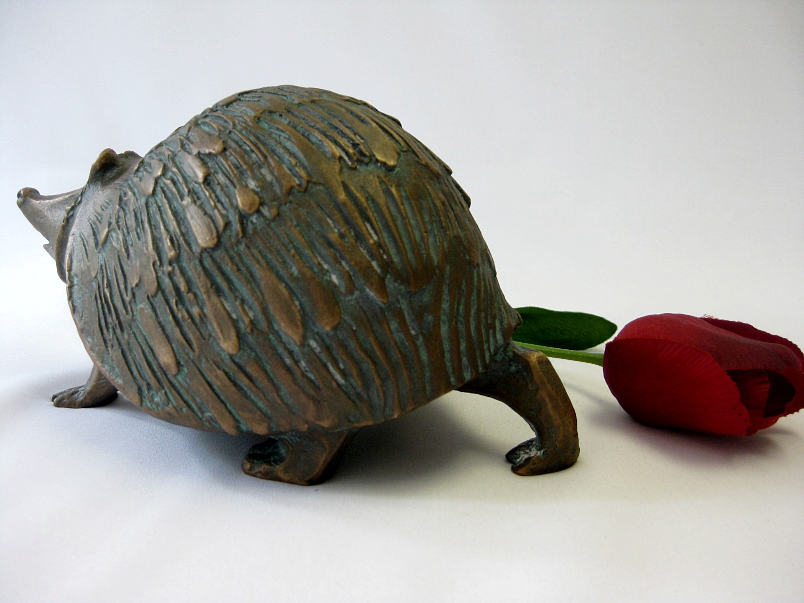Igel aus Bronze