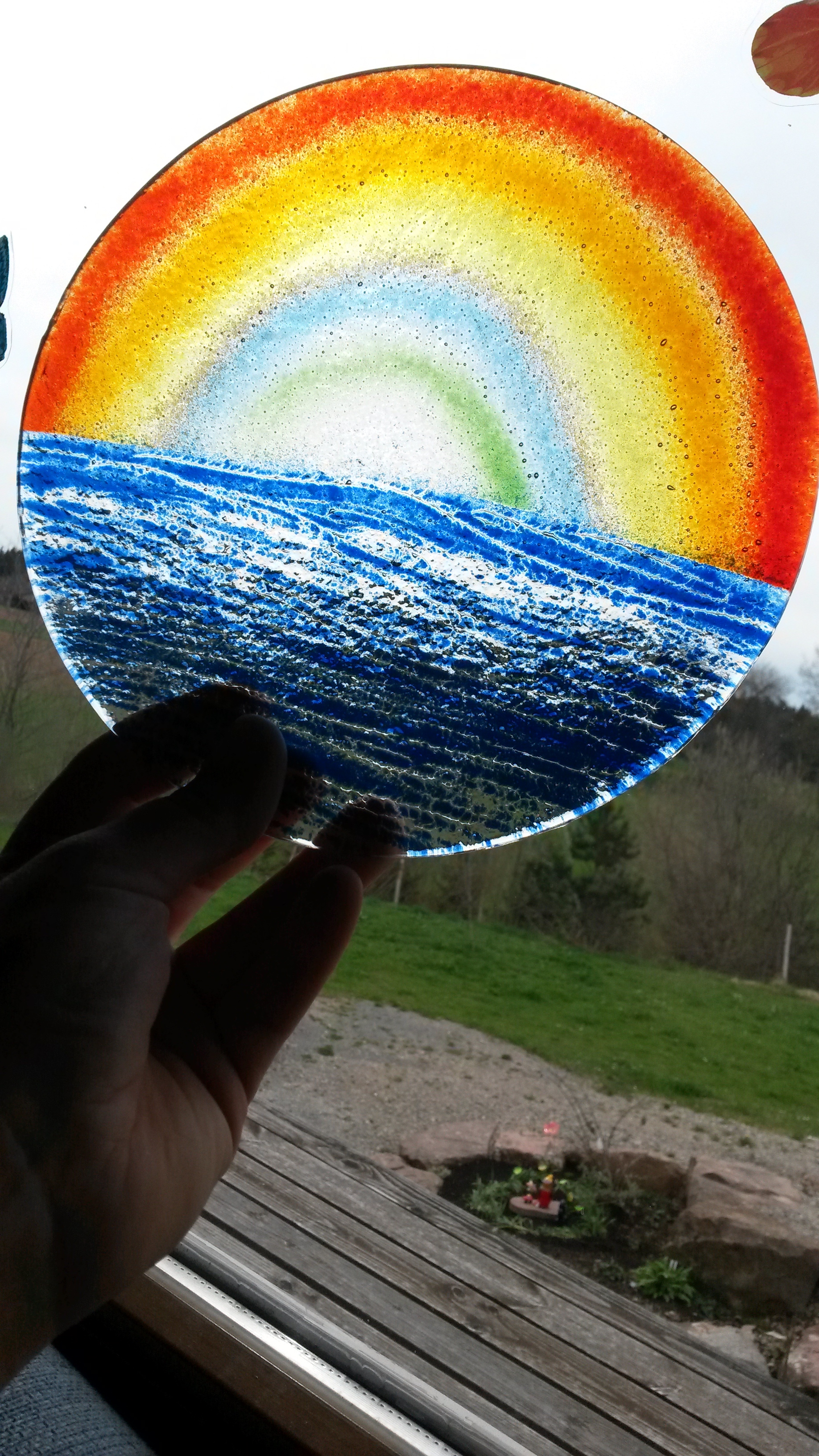 Buntglas "Regenbogen"