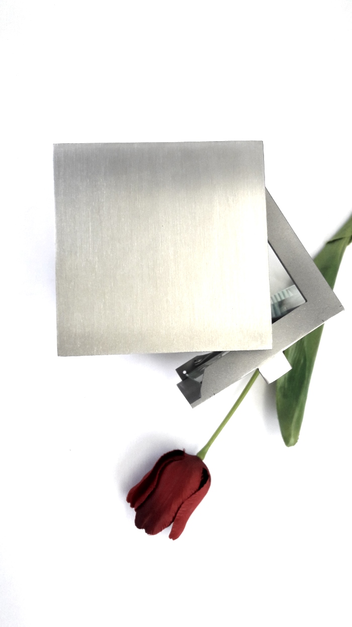 Grabschmuck, Leuchte, Laterne, Edelstahl, Grab