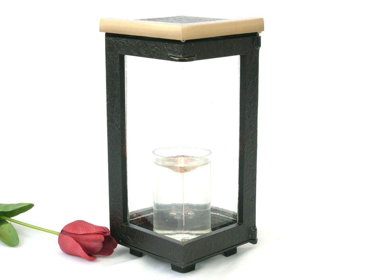 Laterne "Schwarz - Bronze"