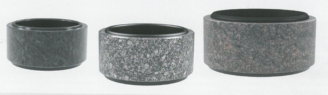 Grabblumenschale, Pflanzschale, für Grab, Granit, Stein