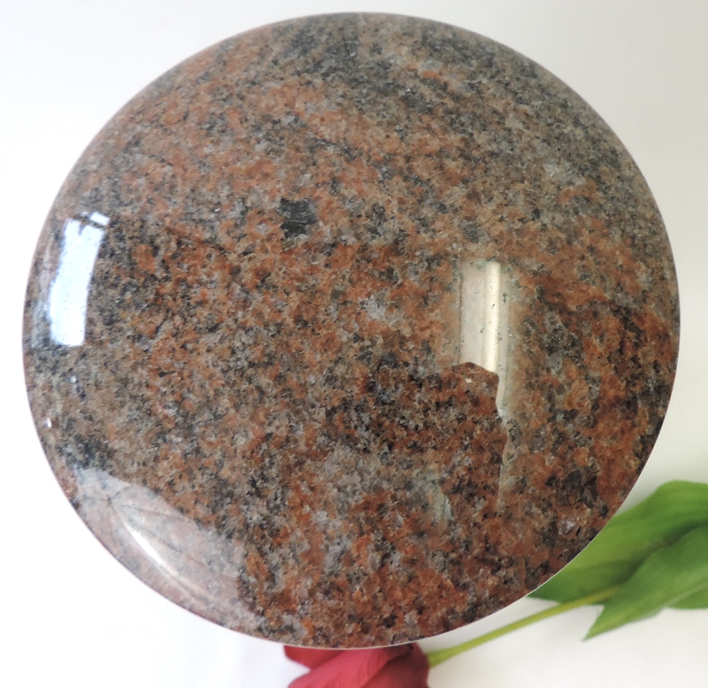 Grablaterne aus Granit "Multicolor red/ Cachemire"