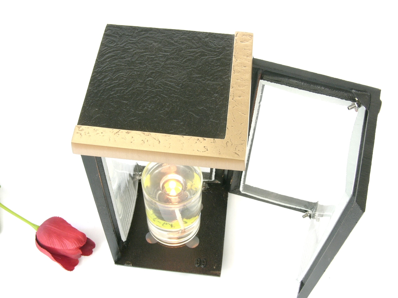 Laterne "Schwarz - Bronze"