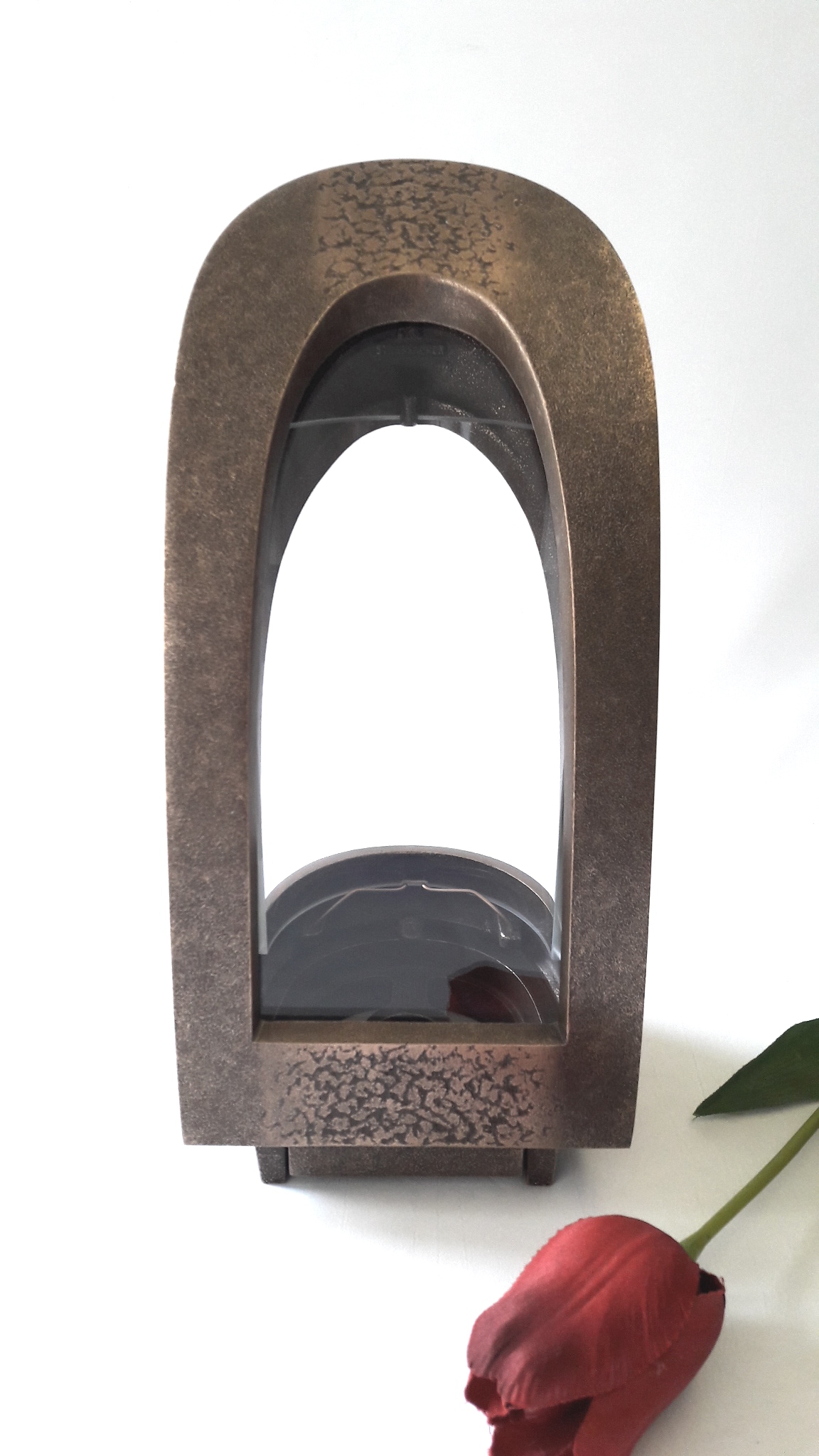 Grableuchte, Grablampe Bronze