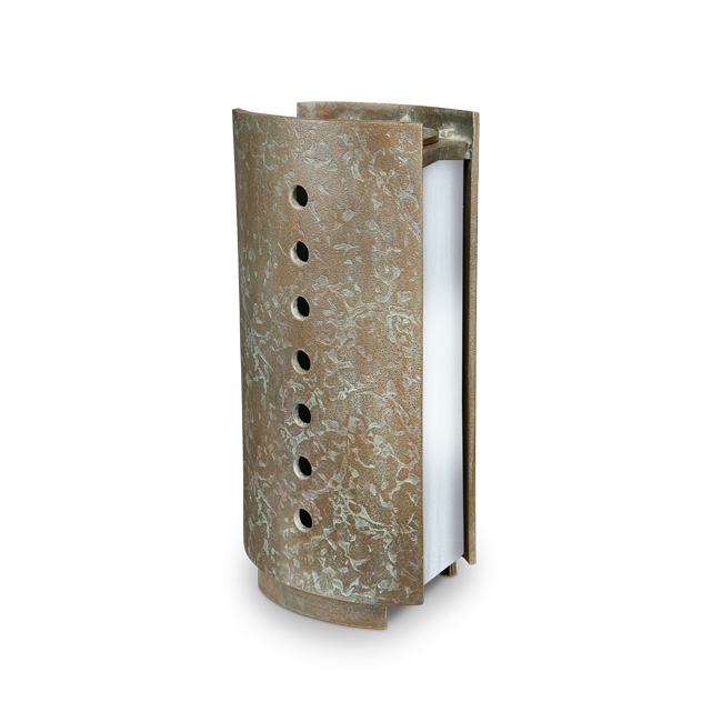 Vase mit Edelstahleinlage