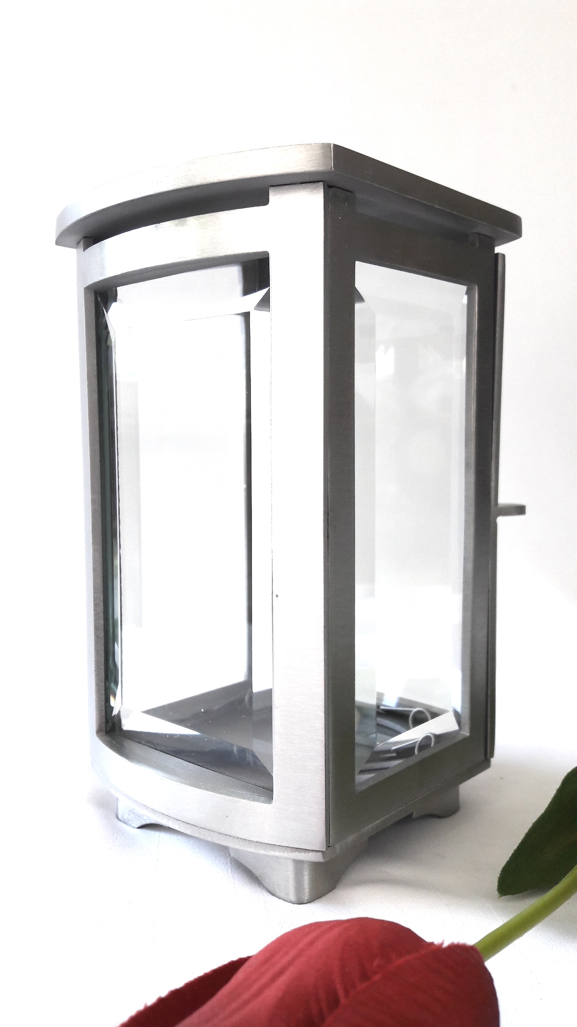 Edelstahl- Leuchte, Grablaterne, Grablicht Inox, 3 Größen